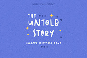 Untold Story | Quotable Font, a Font by Invasi Studio (Thumbnail 1 of 11)