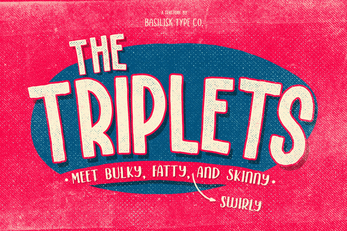 The Triplets - Font Trio preview 3