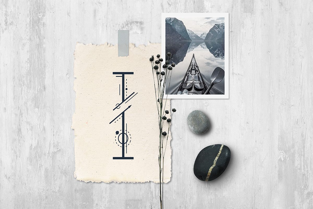 Totem. Mystical Font. Line Art Style, a Script Font by Cosmic Store (Photo 14 of 35)