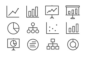 Vector illustration of various data, a Finance Illustration by ZinetroN