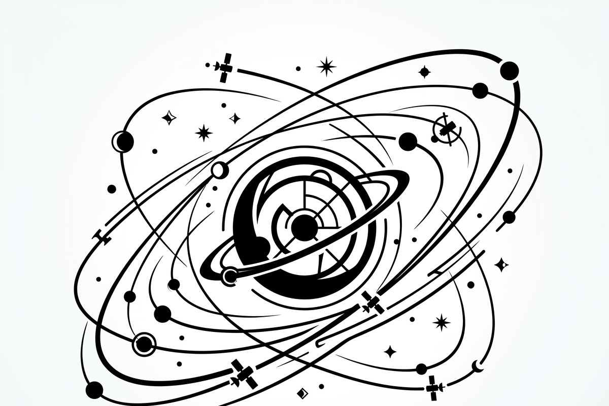 60 Planet Orbit Abstract Silhouette, an Empty State Illustration by Amazin_art (Photo 13 of 35)
