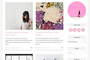 The Jasmine Feminine Wordpress Theme