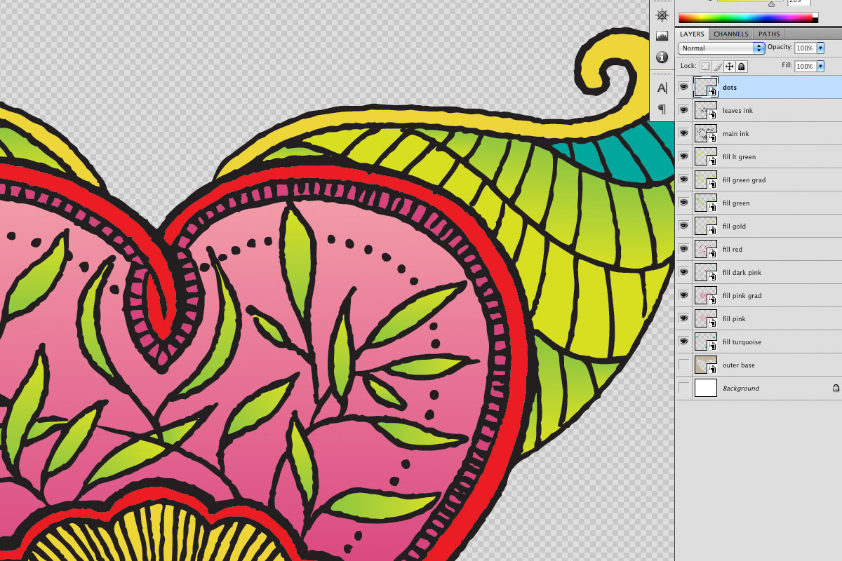 Vector & Bitmap Winged Heart preview 3