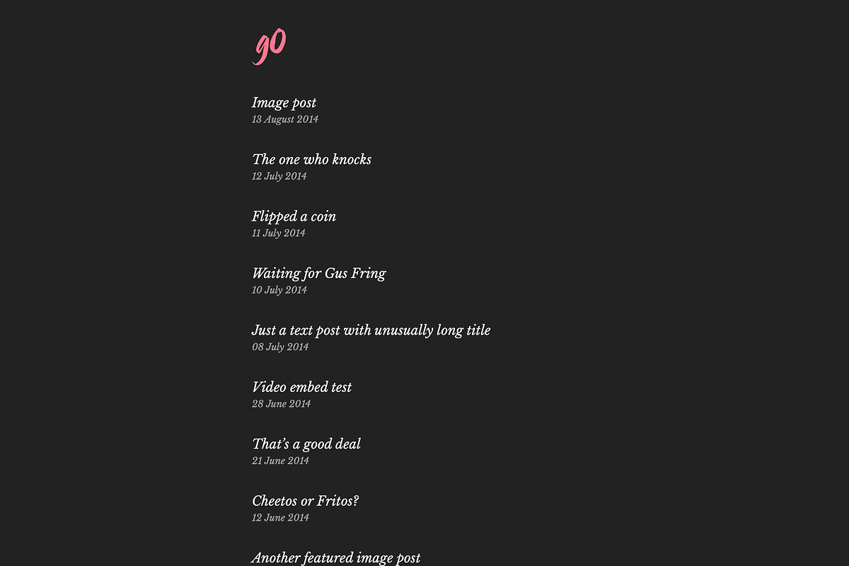 Just Go, for Kirby 3.× CMS, a Templates & Theme by Starckio (Photo 5 of 11)