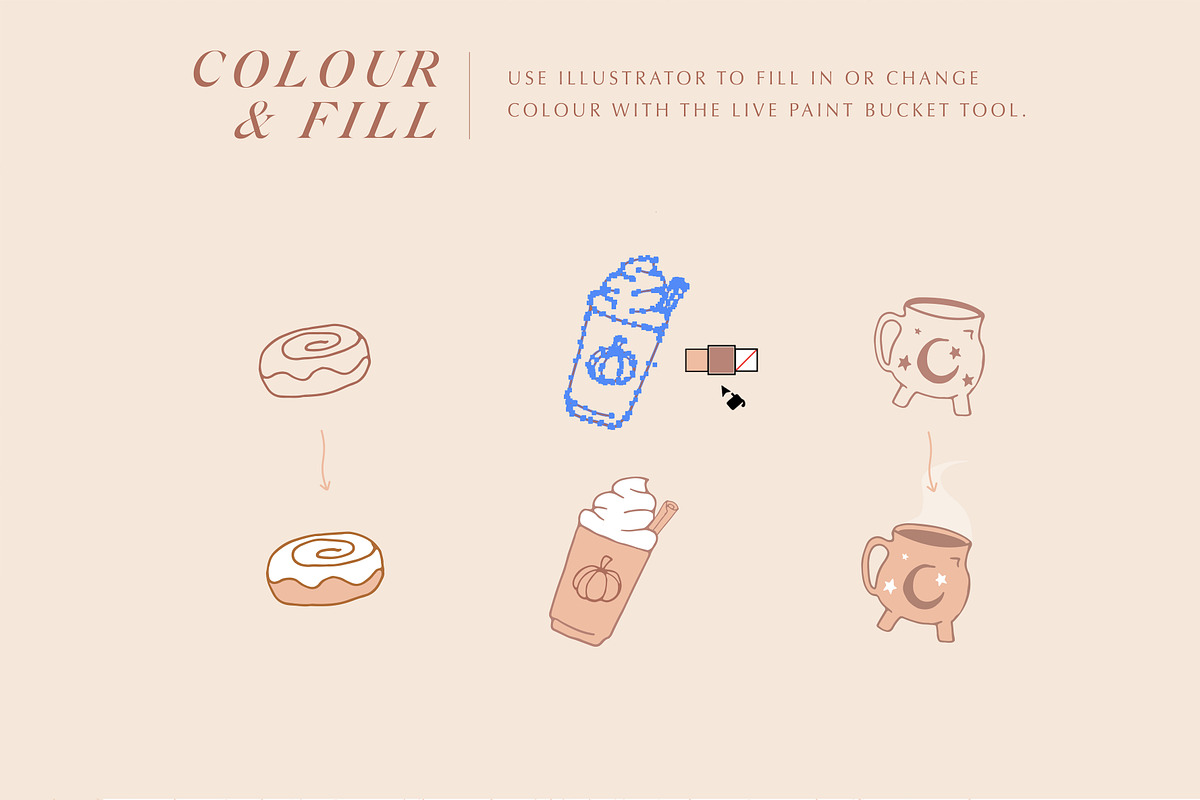 Autumn Illustrations, a Seasonal Illustration by Grey Ritual Studio (Photo 3 of 11)