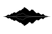 Mountain Reflection SVG Bundle, a Graphic by hafijul (Thumbnail 9 of 10)