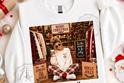 Funny Christmas Girl Holiday Bundle, a Seasonal Illustration by OK Design (Thumbnail 3 of 5)