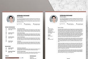 Vol.53 Resume & CV Template