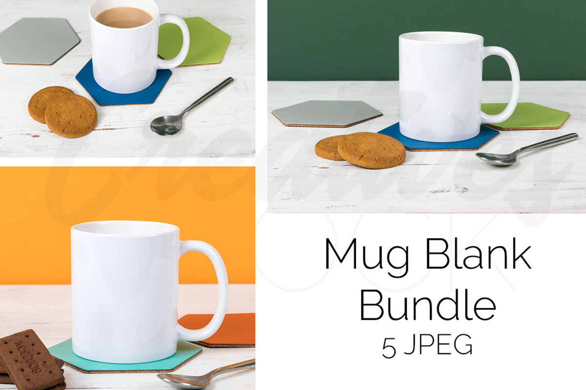 Blank Coffee Mug Mockup Bundle, a Cups & Container Mockup by Creatives STOCK (Photo 1 of 7)