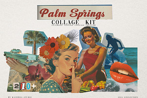 Palm Springs Collage Creator Set