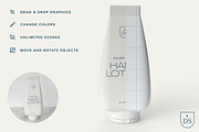3D Lotion Squeeze Bottle Mockup, a Household Mockup by Silver Moon Design School (Thumbnail 2 of 3)