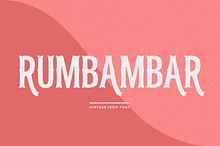 RUMBAMBAR - Vintage Serif Font