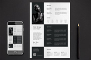 Kim Resume Template, a Resume Template by Nina Shaw (Thumbnail 1 of 10)