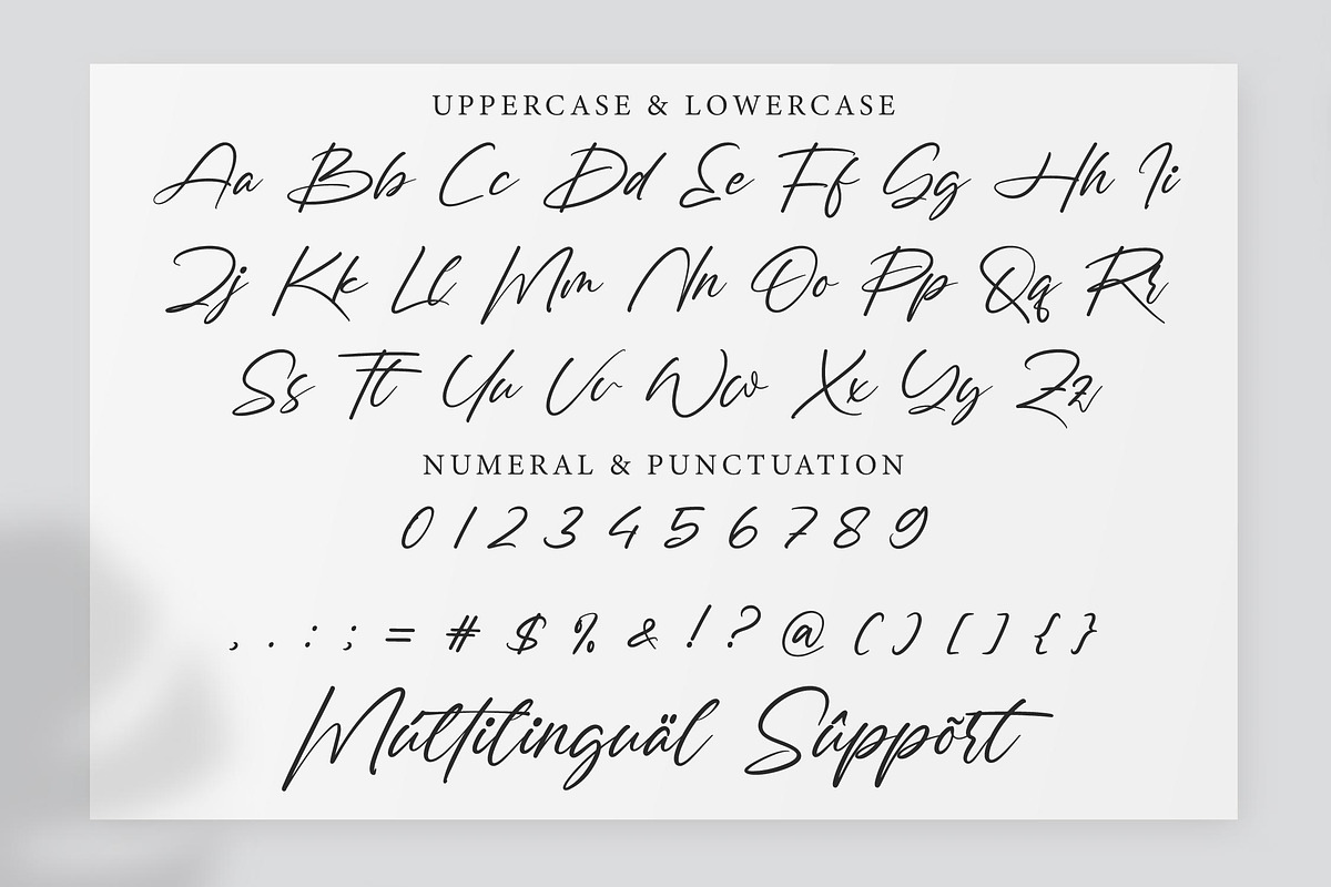 Kongature - Modern Signature, a Script Font by Graha Type (Photo 10 of 12)