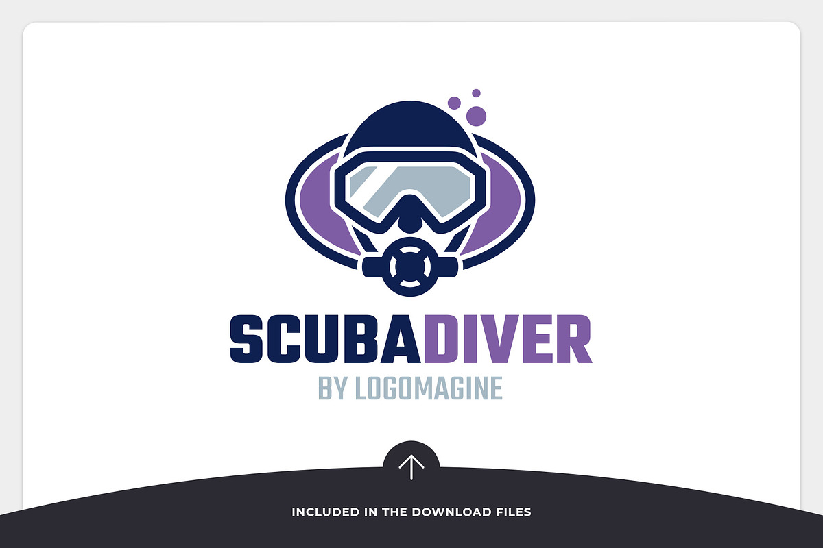 Scuba Diver Logo Template, a Branding & Logo Template by LOGOMAGINE (Photo 9 of 16)
