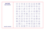 Nature Line Icons, an Outline Icon by Made by Made (Thumbnail 5 of 7)