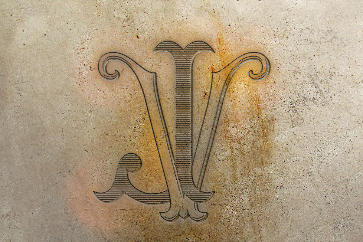 JV Monogram VJ Monogram, a Branding & Logo Template by Shuler Studio