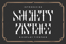 Society Vintage Font
