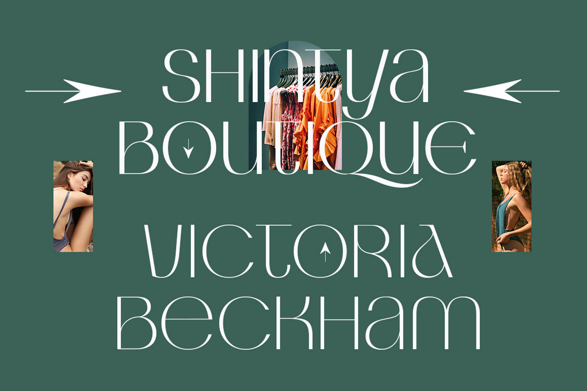 Veronika Luxurious | Bonus Logo, a Sans Serif Font by Mulkan Nazir (Photo 16 of 17)