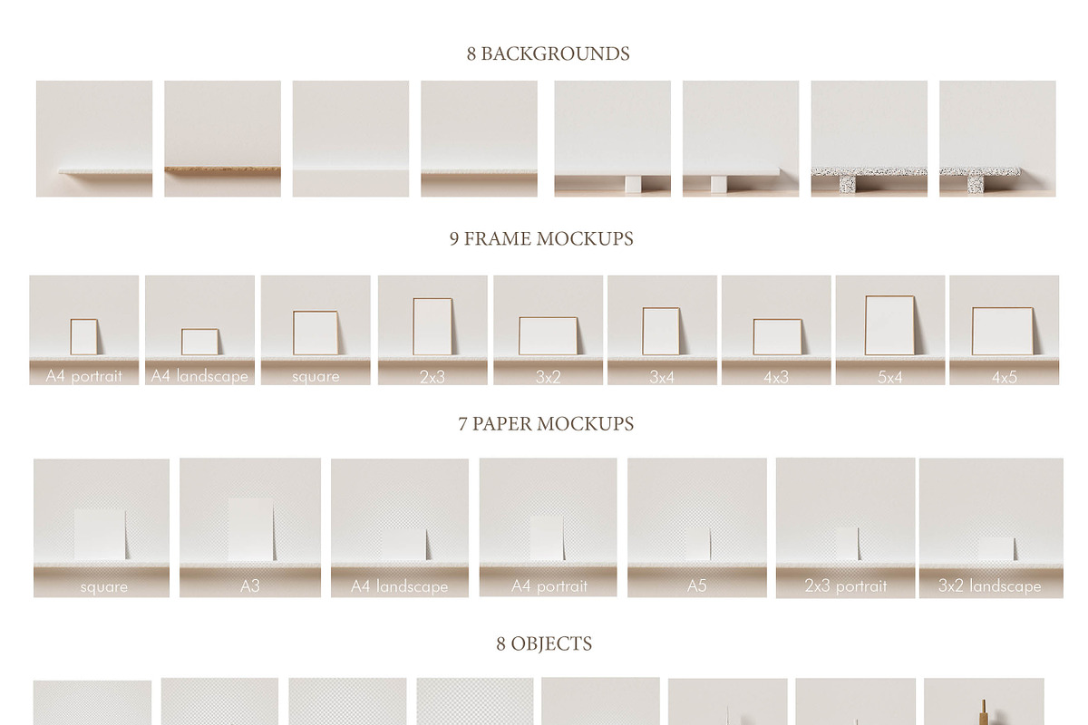 SALE Artisan Mockup Bundle, a Print Template by LINII (Photo 15 of 17)
