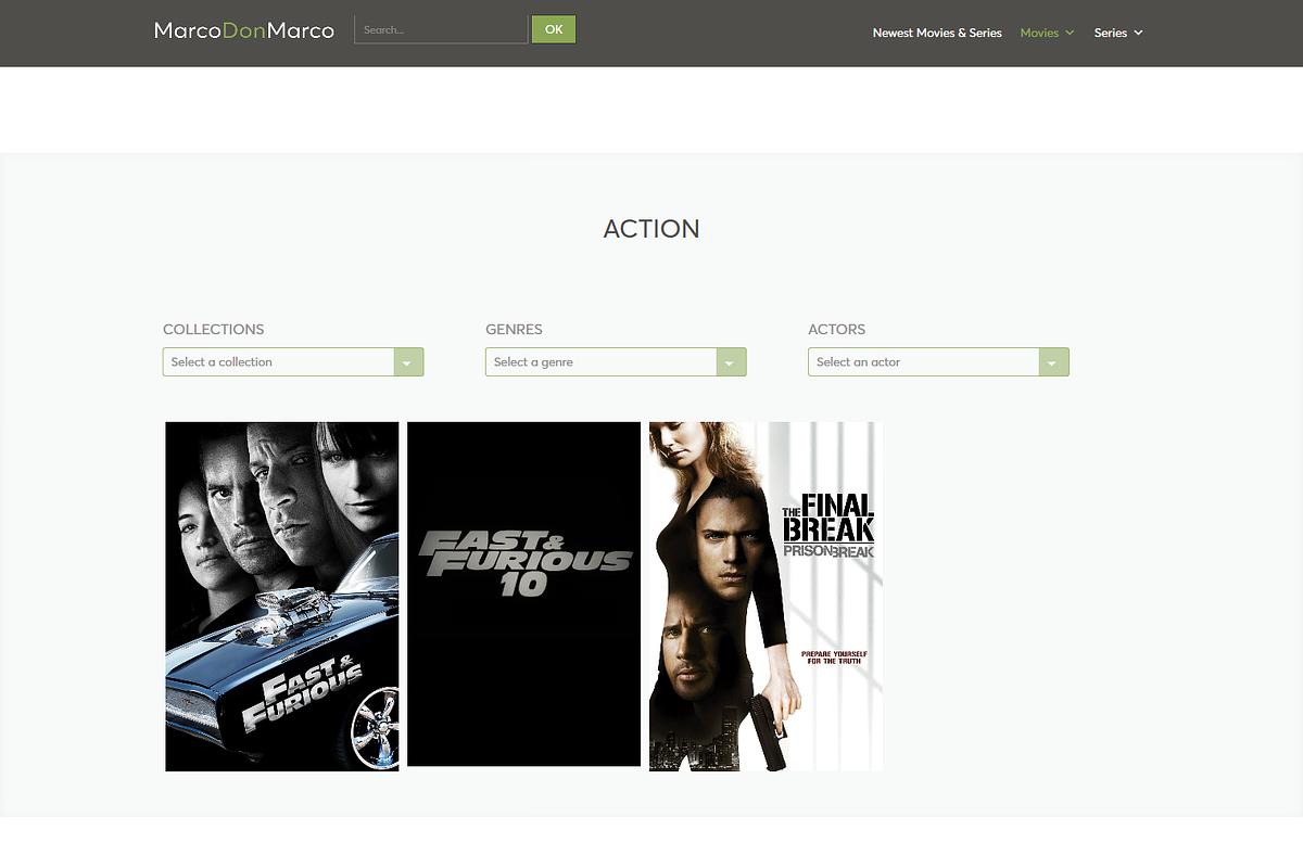 MarcoDonMarco - Site For Movies, a WordPress Template by inSTUDIO43 (Photo 2 of 4)