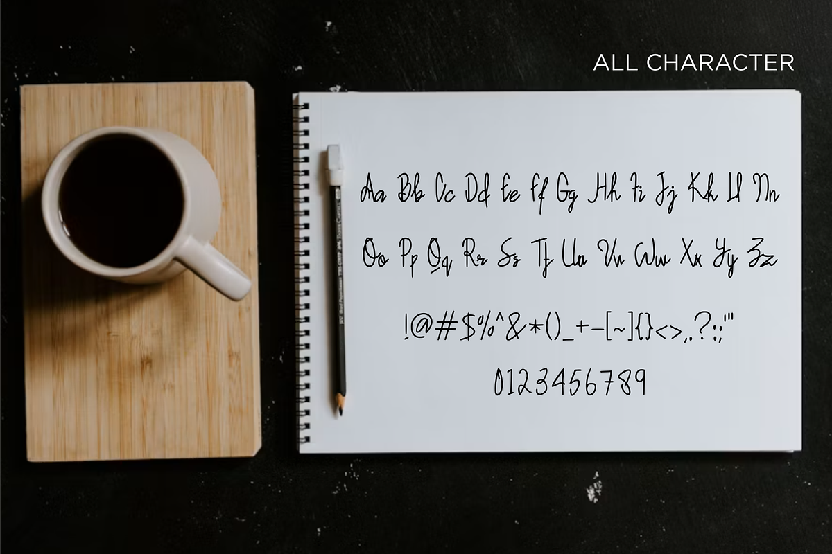 Rajuttia - Natural Handwritten Font, a Handwritten Font by idealistudio (Photo 7 of 8)