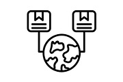 Delivery Box Line Icon, an Icon by Pexelpy (Thumbnail 1 of 2)
