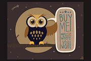 Owl Illustrations, an Education Illustration by Seyyahil (Thumbnail 1 of 5)