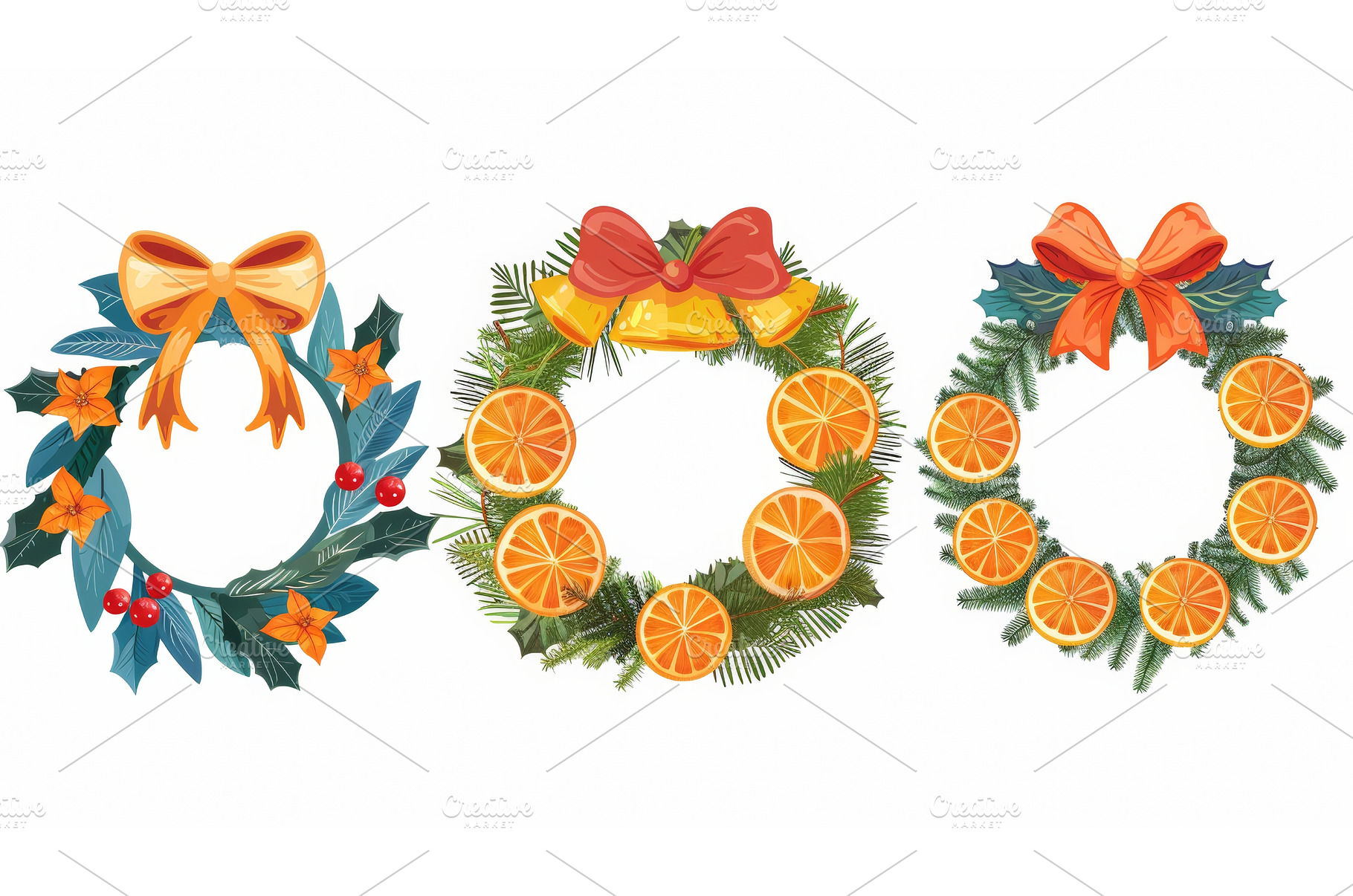 Floral door wreath design with, a Nature Photo by ZinetroN