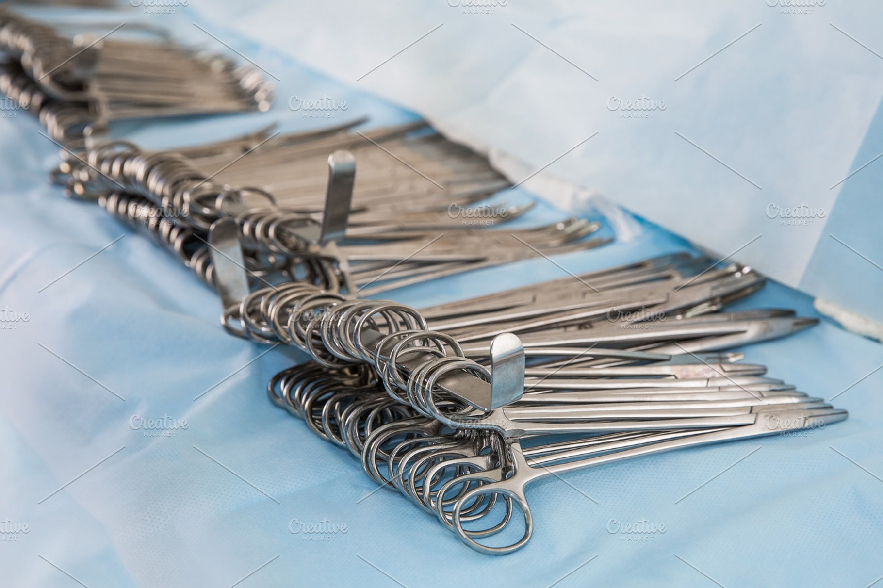 Surgical Clips On The Table