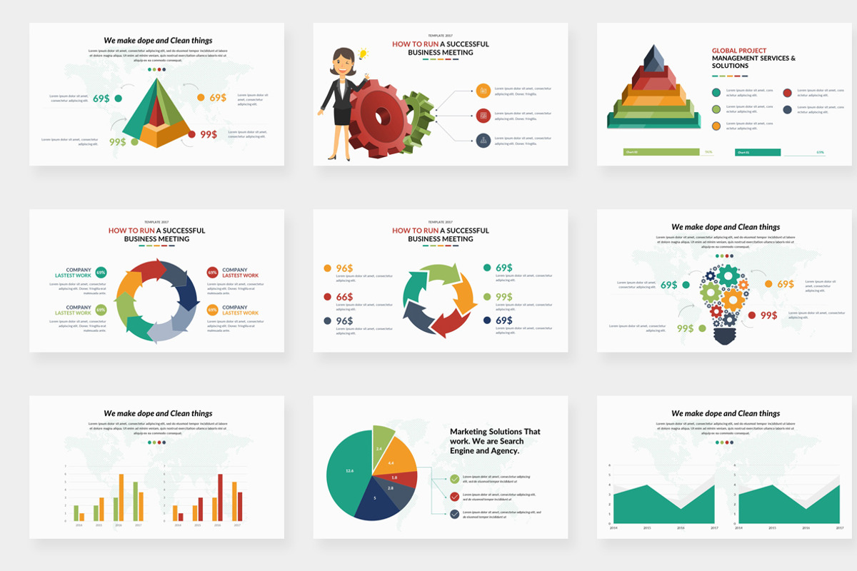 Dizital Infographic Pack Keynote, a Presentation Template by One Percent Studio (Photo 8 of 20)
