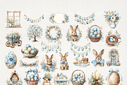 Country Farmhouse Easter 28 PNG, a Seasonal Illustration by EleSArtDesign (Thumbnail 3 of 4)