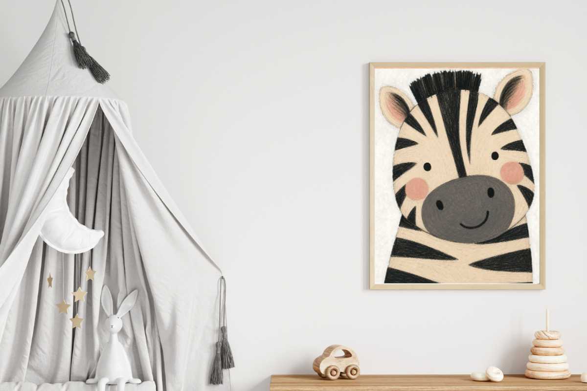 Minimalist nursery wall art, a Background Graphic by digital.incubator.yum (Photo 3 of 6)