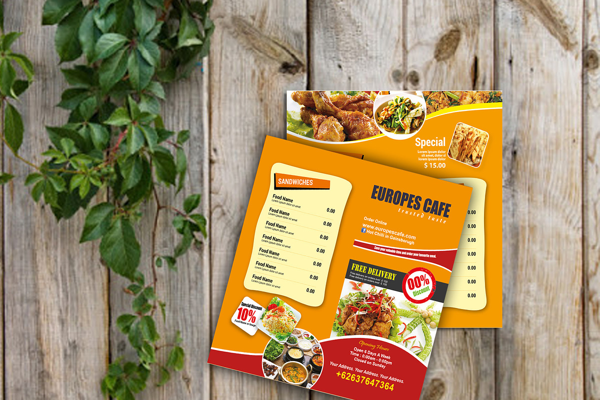 Modern Restaurant Menu (Versatile), a Templates & Theme by Proshanta Sarker (Photo 2 of 2)