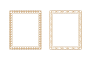 Ornate Gold Frames Clipart Bundle, an Object Graphic by 3PointsCreative (Thumbnail 6 of 9)