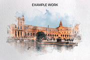 144 Watercolor Brushes for photoshop, a Brush Add-On by INTENTFX (Thumbnail 7 of 9)