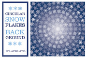 Snowflakes Backgrounds Collection, a Decorative Illustration by Amovitania (Thumbnail 2 of 5)