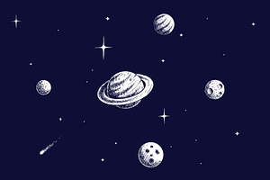 Planets In Space