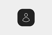 Contact, an Outline Icon by Jordy (Thumbnail 2 of 2)