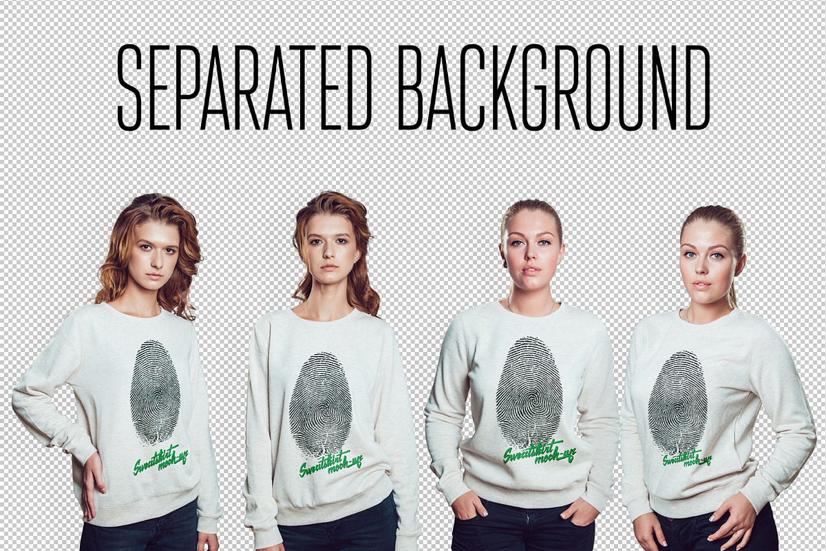 Epic Sweatshirt Mock-Up Bundle, a Hoody Mockup by Freeman Studio (Photo 7 of 9)