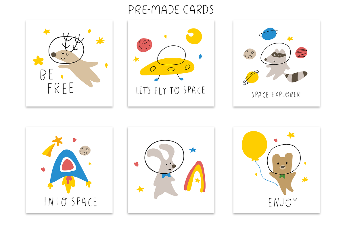 Into space, an Animal Illustration by cutelevindesign (Photo 4 of 7)