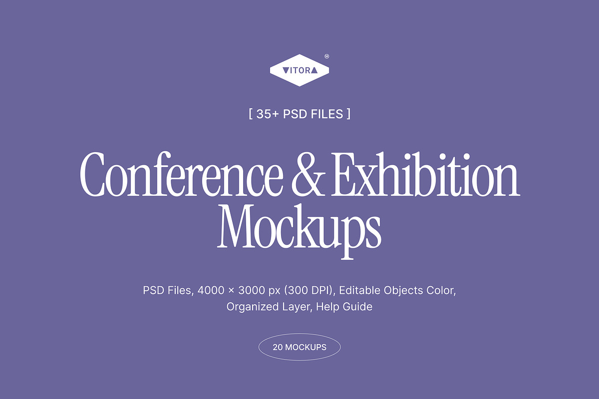 Conference & Exhibition Mockups, a Mockup by Vitora Mockup (Photo 3 of 15)