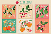 Fresh Fruit Market Clipart & Pattern, an Illustration by The Audacious Brush (Thumbnail 11 of 13)