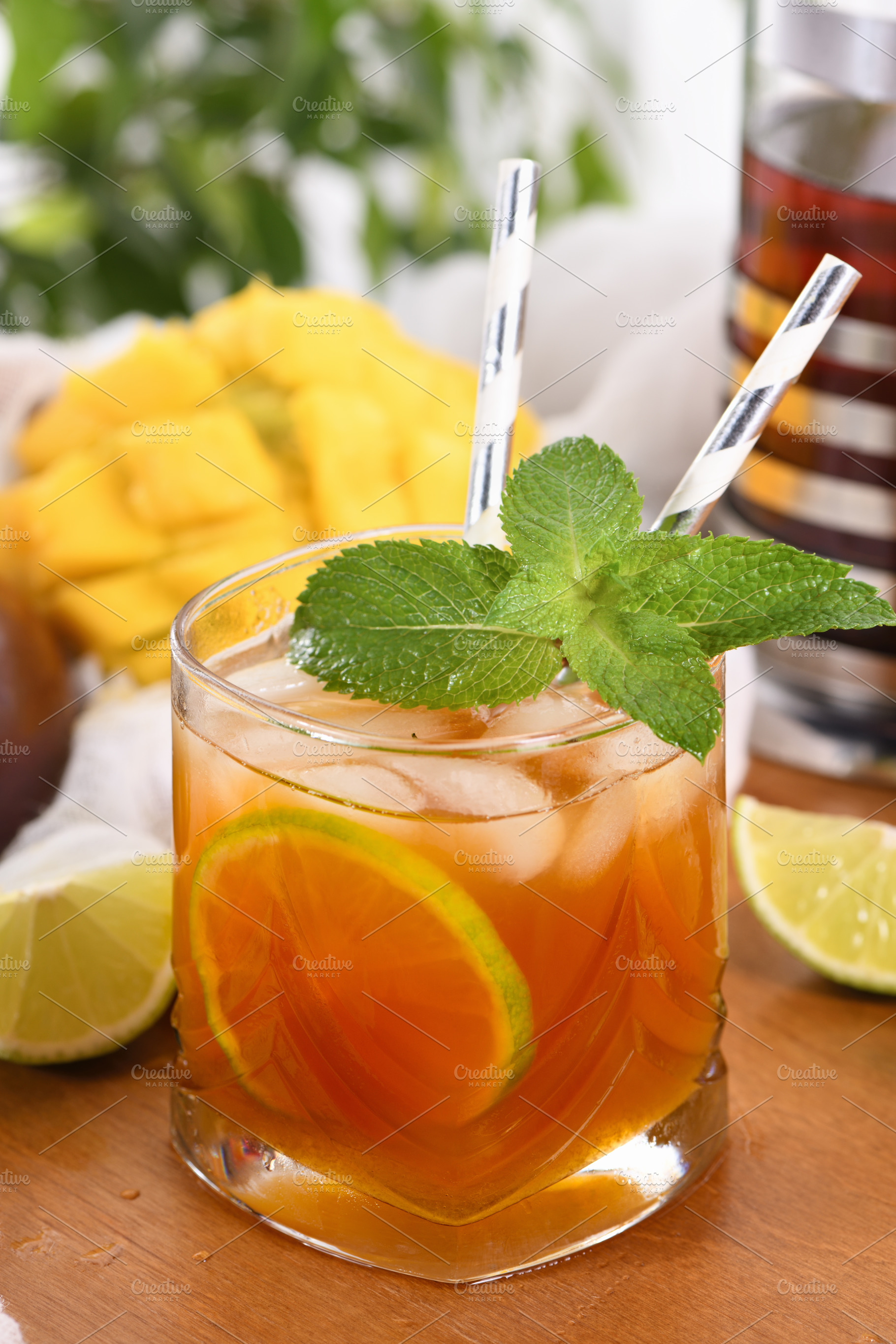 Mango Iced Tea, a Food & Drink Photo by Apolonia