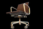 Contemporary Desk Chair, a Furniture 3D Model by Kindesigns (Thumbnail 1 of 4)