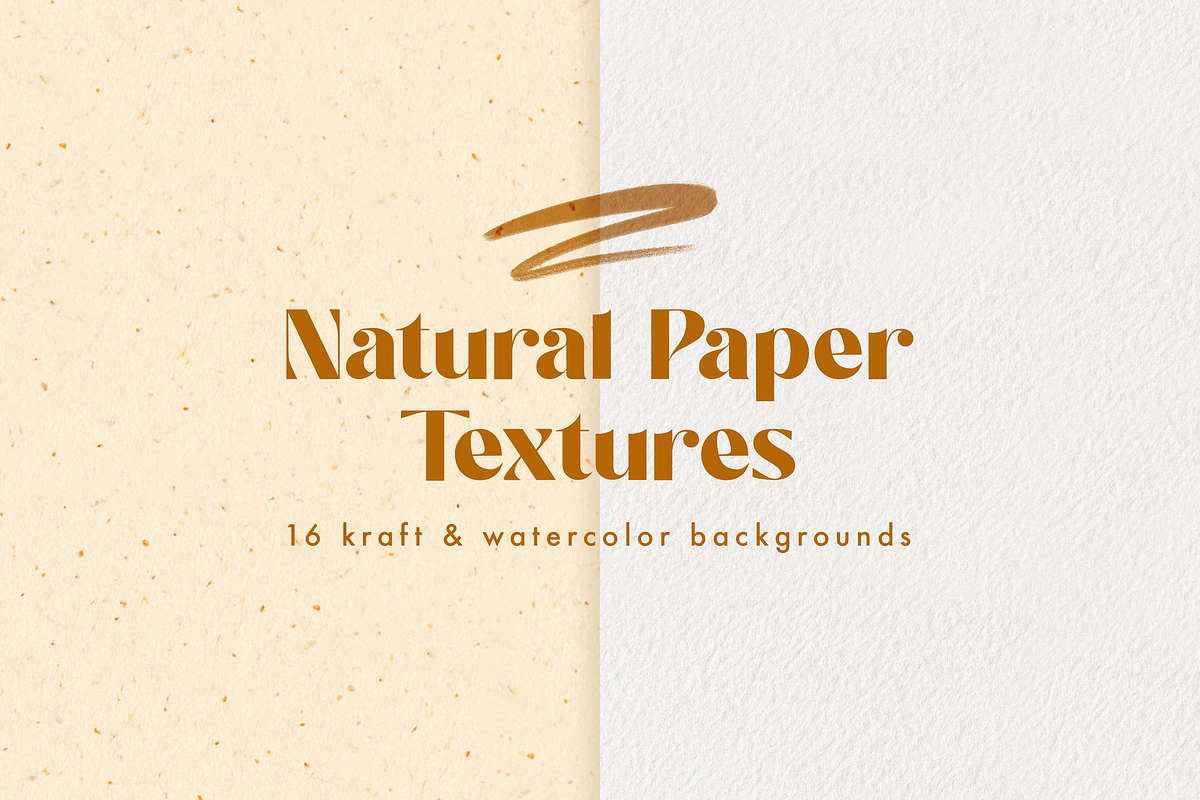Art Paper Texture Watercolour Kraft, a Texture Graphic by Moon House Shop (Photo 1 of 5)
