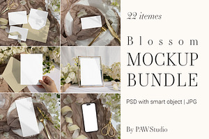 Card Mockup Bundle Wedding Bgf