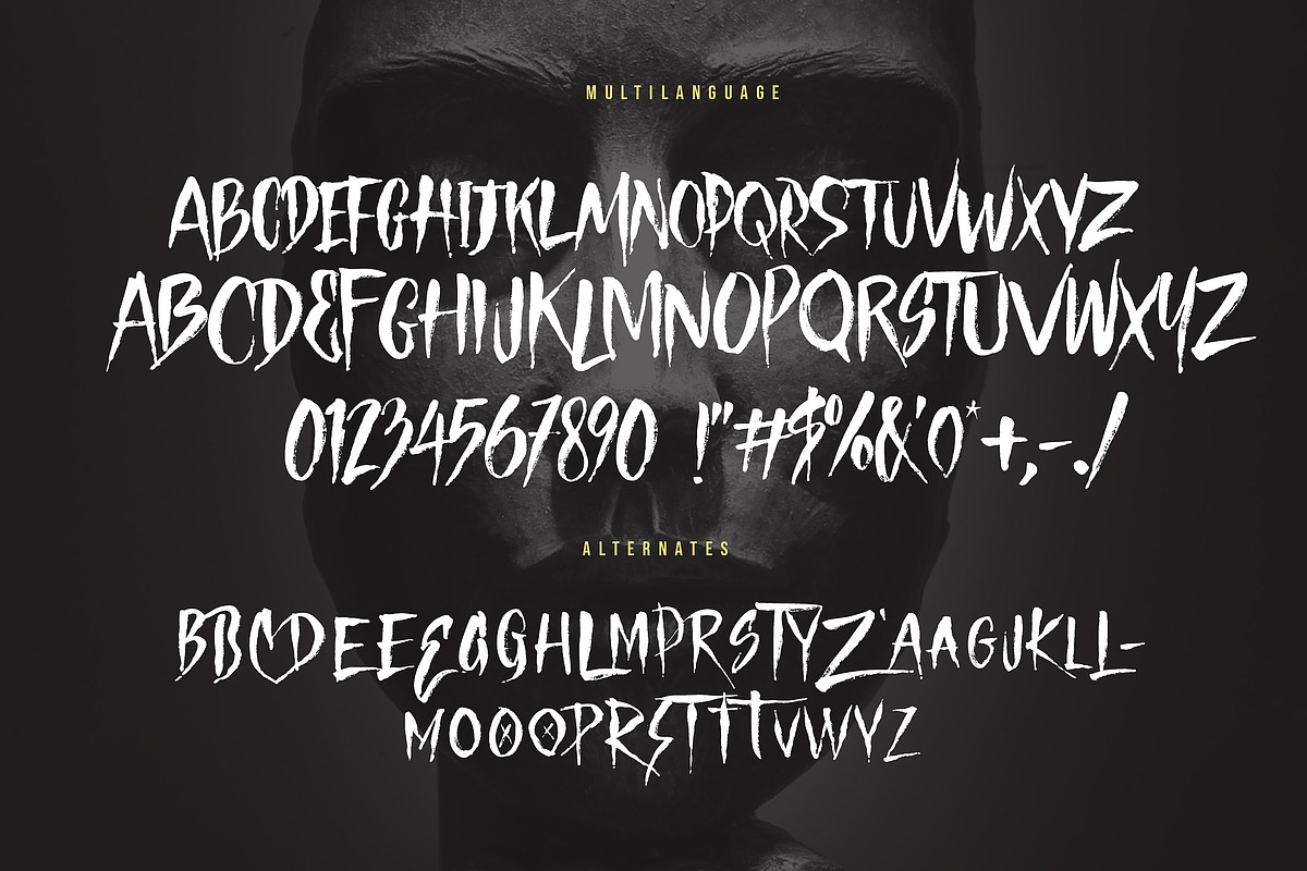 Bored To Death Regular + SVG, a Font by Fortunes Co (Photo 8 of 15)