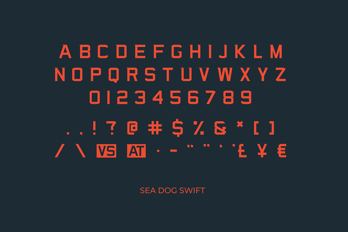Sea Dog Swift | Sports Display Font, a Font by Doug Houvener (Photo 2 of 10)