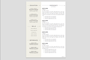 Resume Template + Cover Letter  WORD, a Resume Template by PAPPERMINT RESUME STUDIO (Thumbnail 2 of 4)